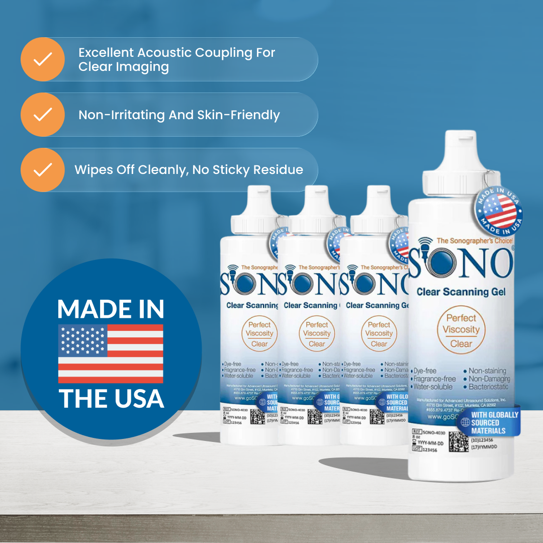 SONO Ultrasound Scanning Gel Bottles
