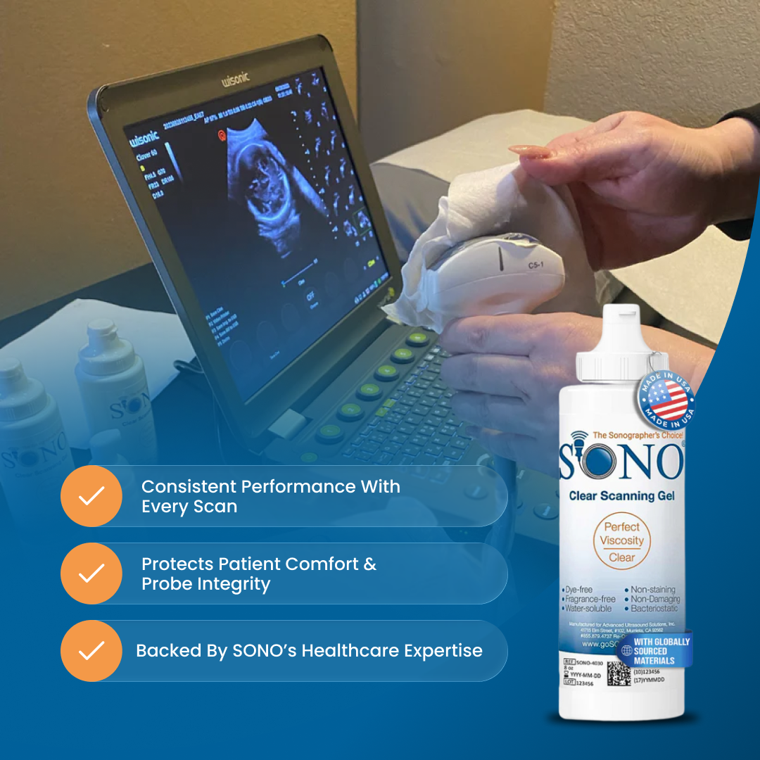 SONO Ultrasound Scanning Gel Bottles