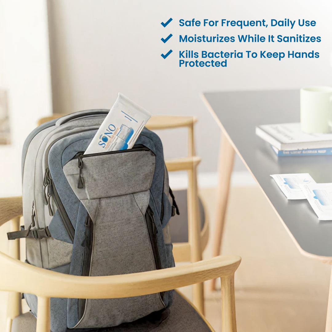 SONO Moisturizing Hand Sanitizer Wipes Singles