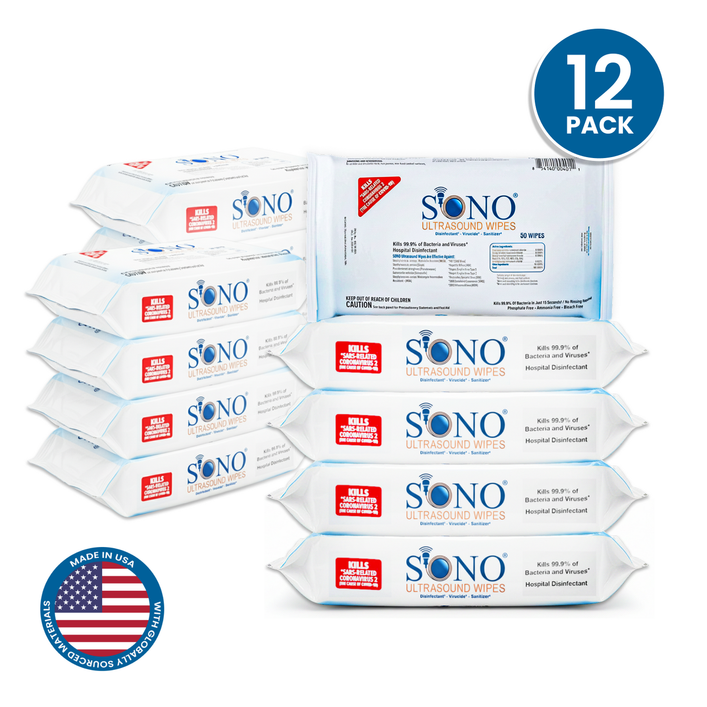 SONO Ultrasound Wipes