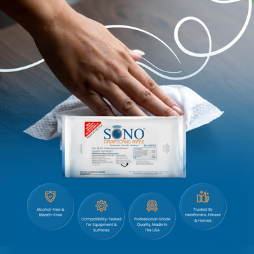 SONO Disinfecting Wipes - Large Soft Pack (80 Count)