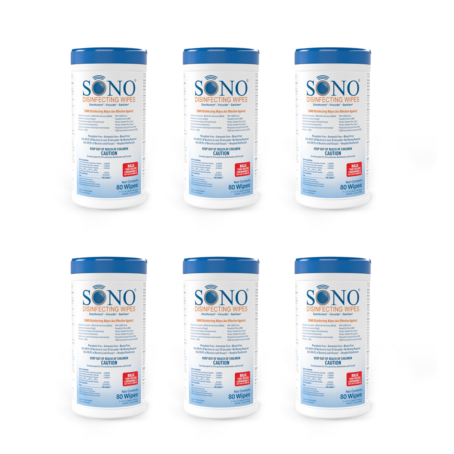 Wholesale SONO Disinfecting Wipes Canister