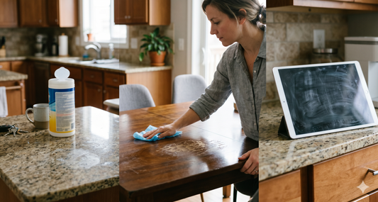 Are Your Cleaning Wipes Secretly Damaging Your Countertops, Furniture and Devices?