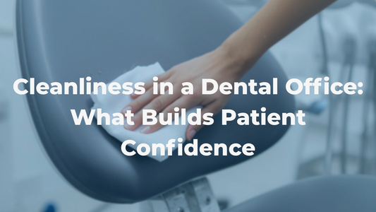 Dental operatory being cleaned between patient appointments to build trust and confidence