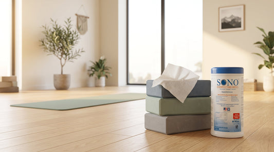 Can You Disinfect Manduka Foam Blocks? The Material Science Answer — and the Only Wipe That Works