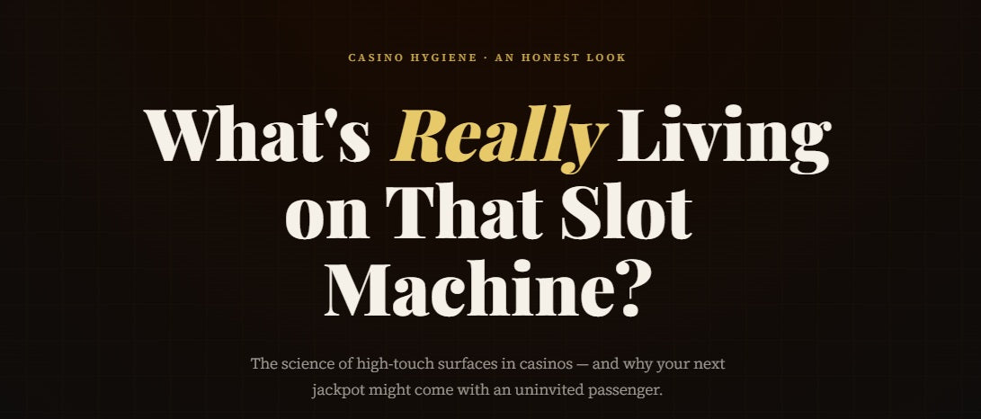 What's Really Living on That Slot Machine? Casino Surface Germs ...