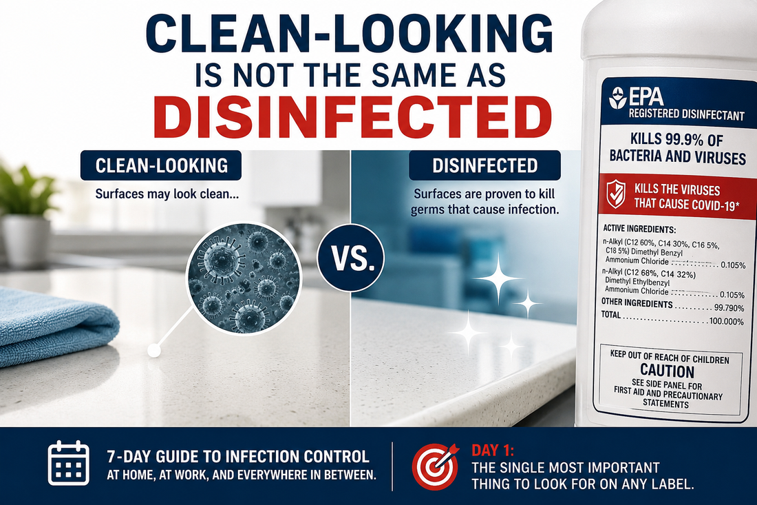The Disinfectant Gap: Why Most Households Are Cleaning Without Actually Disinfecting