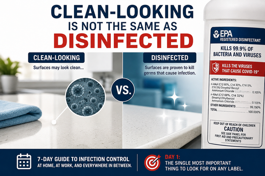 The Disinfectant Gap: Why Most Households Are Cleaning Without Actually Disinfecting