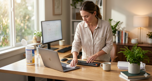 How Do You Keep Your Home Office Desk and Equipment Genuinely Germ-Free?