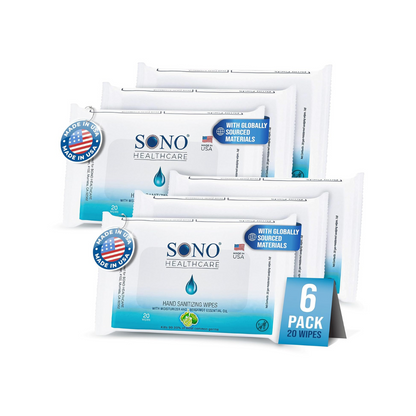 SONO Hand Sanitizing Wipes (6 Pack)