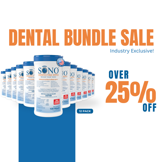 Disinfecting Wipes Canisters Dental Bundle