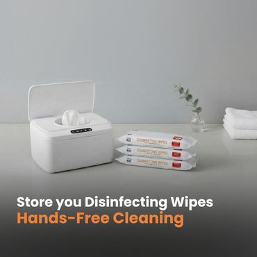 Hand waving to activate touchless wipe dispenser sensor for hands-free operation