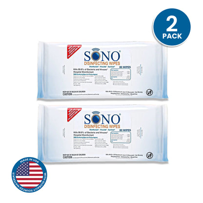 SONO Disinfecting Wipes Large Pack