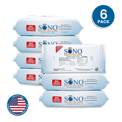 SONO Disinfecting Wipes Large Pack