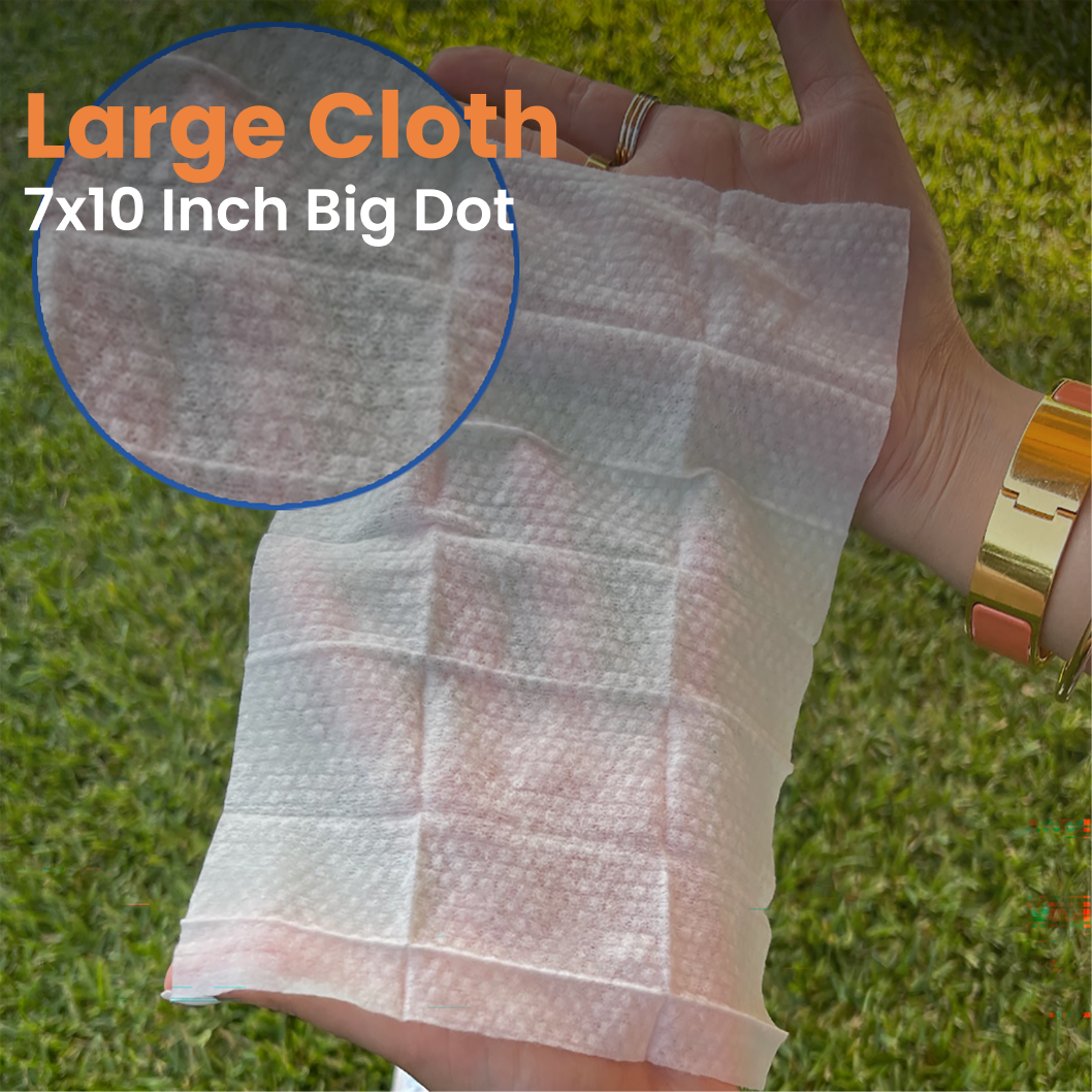 SONO hand wipes large big cloth safe for kids 