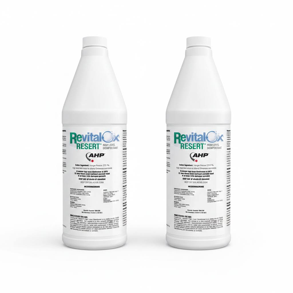 Two bottles of RevitalOx Reset on a white background