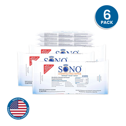 SONO Disinfecting Travel Wipes