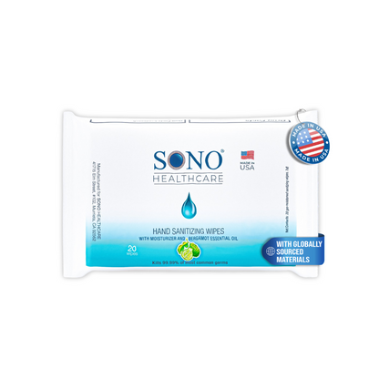 SONO Moisturizing Hand Sanitizer Wipes Pack