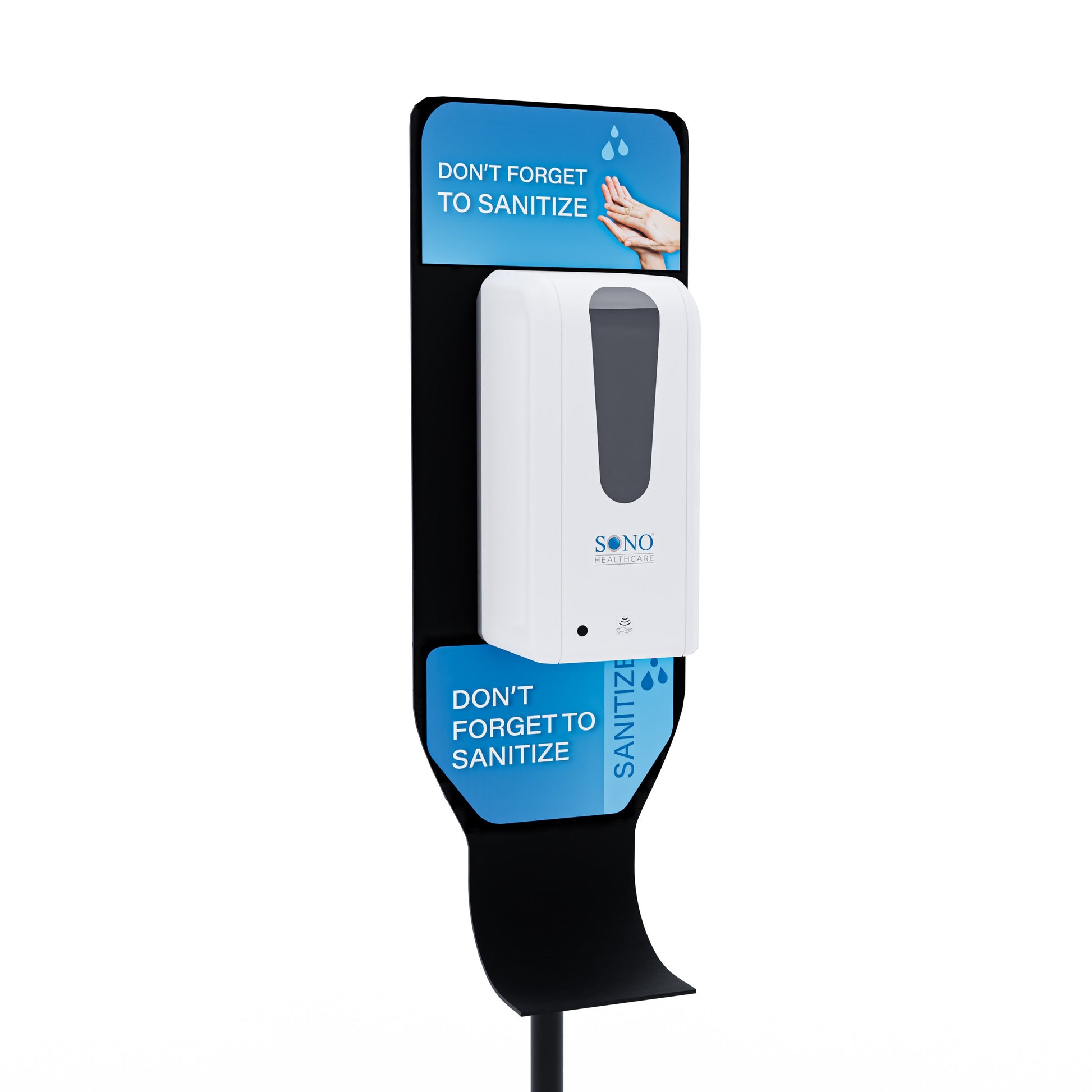 Another View of SONO Hand Sanitizing Station - Alcohol Gel - Ideal for Maintaining Hand Hygiene in High-Traffic Areas