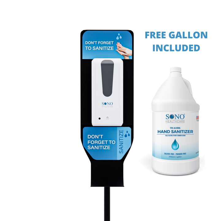 Additional View of SONO Hand Sanitizing Station - Designed for Easy Use and Maximum Sanitization Effectiveness